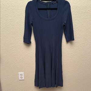 Elegant Navy Blue Dress